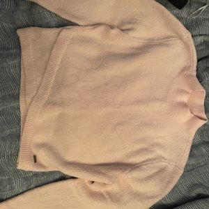 hollister pink sweater
